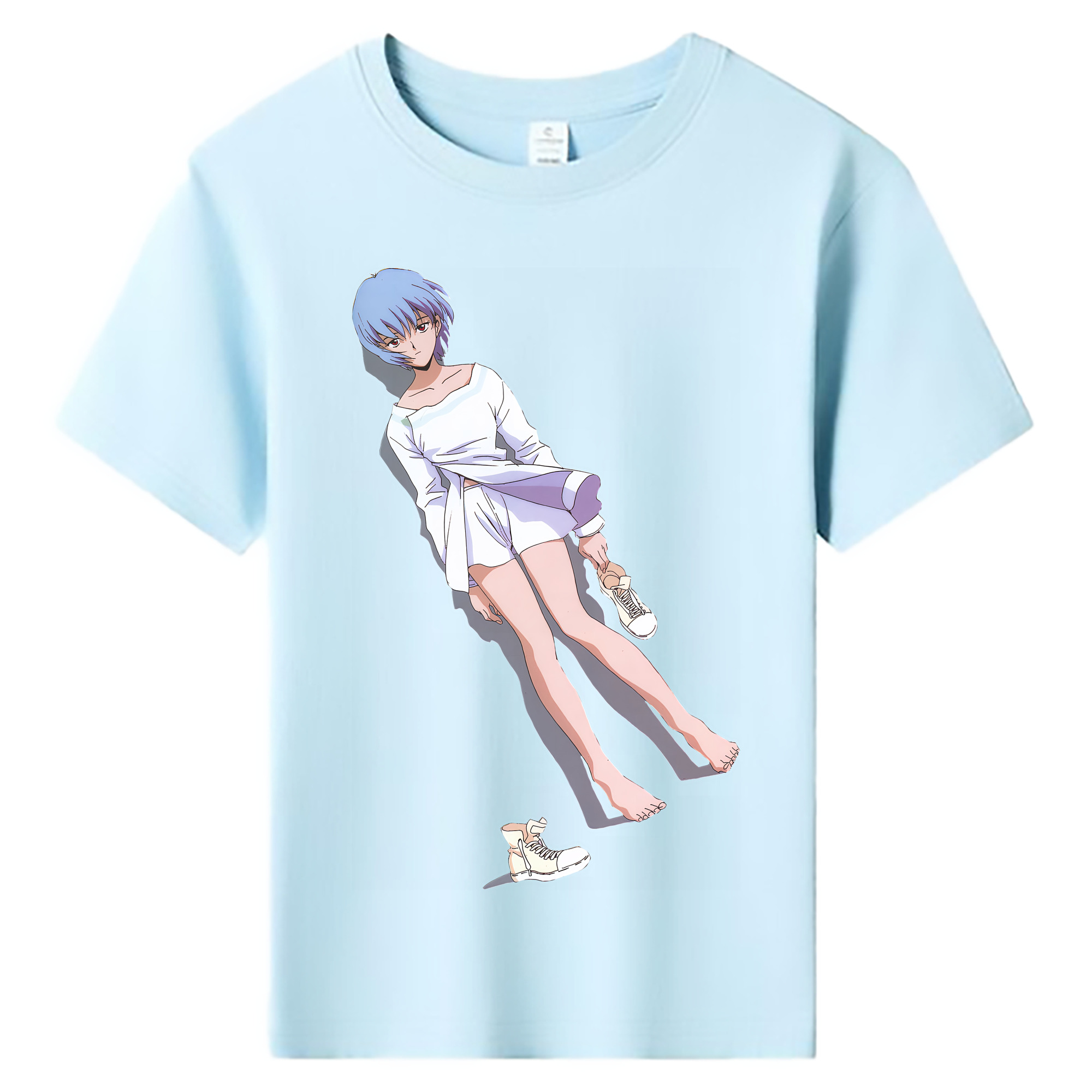 （画像用） EVA 新世紀エヴァンゲリオン 綿100％キッズTシャツ（フロントプリント）